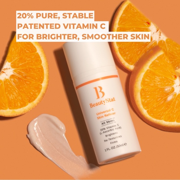 BEAUTYSTAT UNIVERSAL C SKIN REFINER BRIGHTENING VITAMIN C SERUM PORES DARK SPOTS - Picture 3 of 13